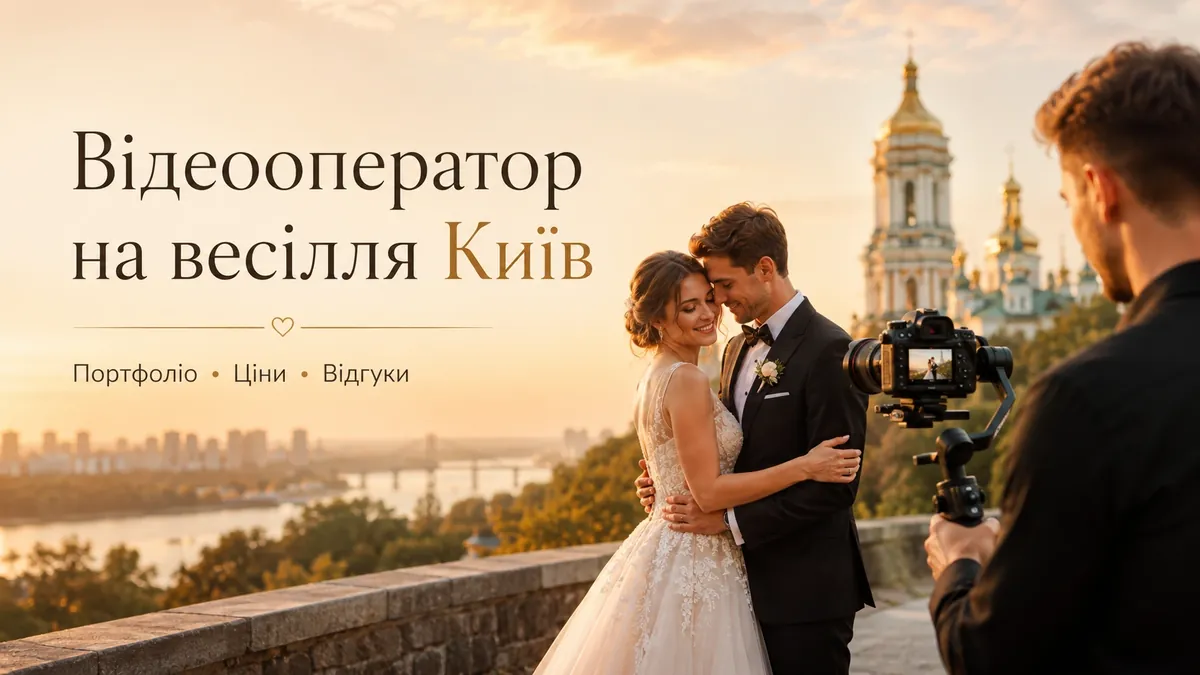Відеооператор на весілля Київ Відеооператор на весілля Київ