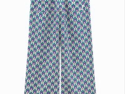 Жіночі брюки з бавовни Zara р.44.