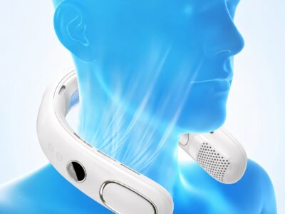 Портативне охолодження на шию з LED-дисплеєм