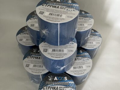 Скотч для ремонту тенту PROFESSIONAL 8см*5м (синій) AX-723Blue
